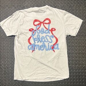God Bless America Comfort Colors Whit Pocket tee 🇺🇸